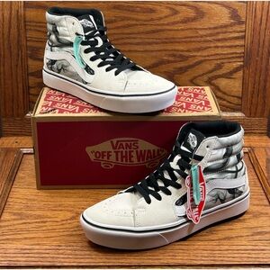 Vans Comfycush Sk8-Hi After Dark White Black Shoes